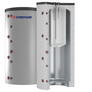 Теплоакумулятор (буферна ємність) 2000/566 л (ємність Polywarm® в ємності) COMBI 1 WC (м`яка зйомна ізоляція) Cordivari srl