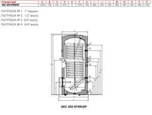Бойлер непрямого нагріву DRAZICE OKC 300 NTRR/BP