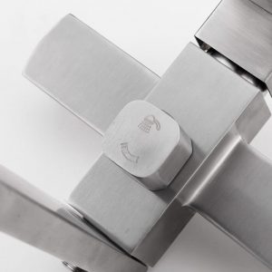 Смеситель для ванны Frap F22802 нержавеющая сталь