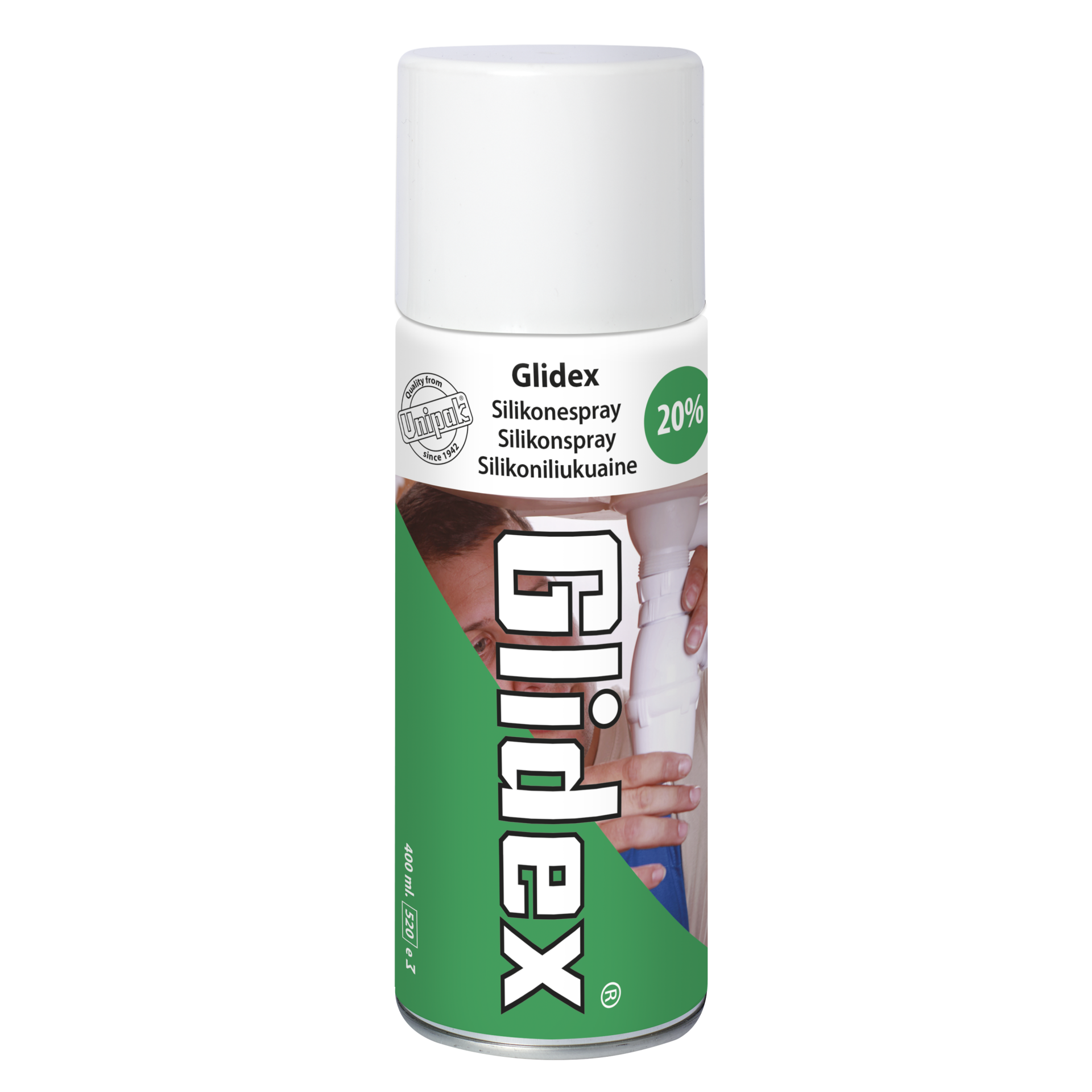 Силіконовий аерозоль UNIPAK GLIDEX Spray 400 мл