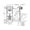 Инсталляция для унитаза Grohe Rapid SL комплект 3 в 1 38722001 58144
