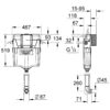 Смывной бачок скрытого монтажа для унитаза Grohe GD2 38661000 58299