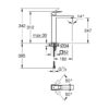 Смеситель для раковины Grohe Eurocube 23406000 58736