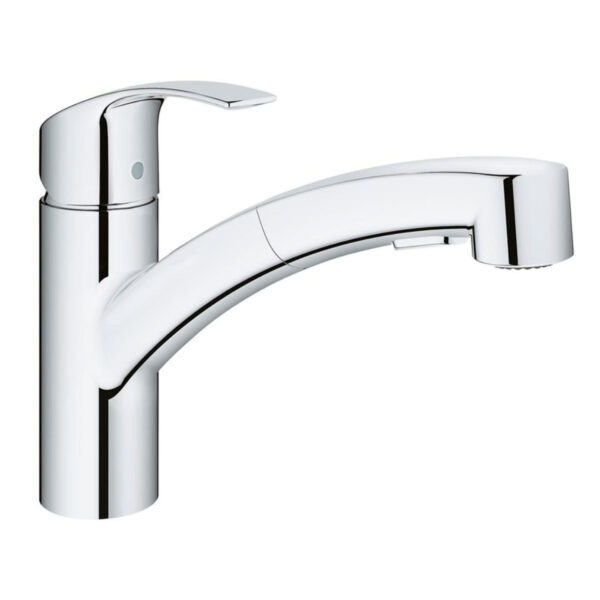 Смеситель для кухни с выдвижным изливом Grohe Eurosmart 30305000 фото 