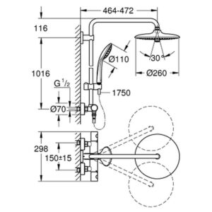Душевая система Grohe Euphoria 27296002