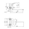 Смеситель для ванны Qtap Jody СRM 005 New 57537