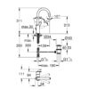 Смеситель для раковины Grohe Eurosmart 23537002 L-Size 58534