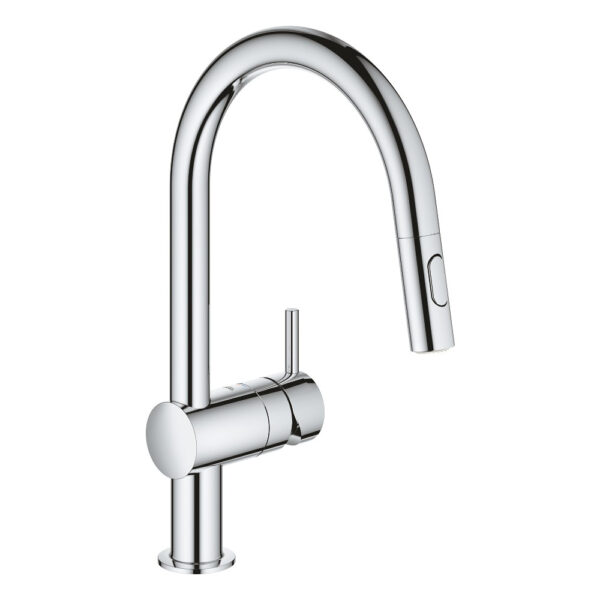 Смеситель для кухни с выдвижным изливом Grohe Minta 30348001 фото 