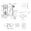 Набор инсталляция 4 в 1 Grohe Rapid SL 38721001 + унитаз с сиденьем Qtap Jay QT07335176W 60752