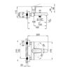 Смеситель для ванны Qtap Vranov 3018104GC 64531