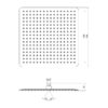 Лейка для верхнего душа Qtap Hlavova S400N1ZWW 64046