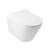 Набор Qtap инсталляция 3 в 1 Nest QT0133M425 с панелью смыва линейной QT0111M08381CRM + унитаз с сиденьем Swan QT16335178W 62231