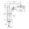 Душевая стойка Grohe Tempesta Cosmopolitan 26675000 65285