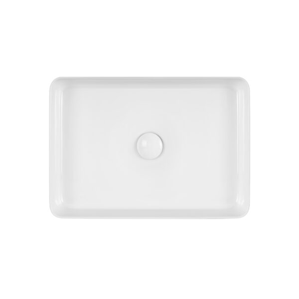 Раковина-чаша Qtap Tern 500х350х145 White с донным клапаном QT1711A055W фото 