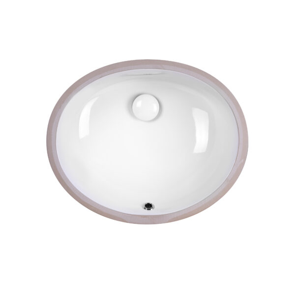 Раковина Qtap Stork 495х410х185 White с донным клапаном QT1511LU023W фото 