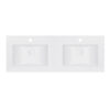Раковина двойная Qtap Albatross ED 1200х460х180 White с донным клапаном QT01119120EDW