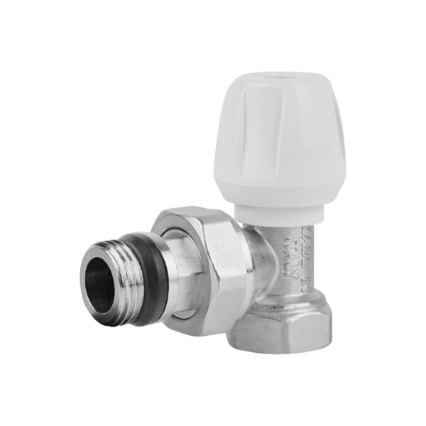 Кран радиаторный Icma 1/2″ с антипротечкой угловой №803+940 фото 