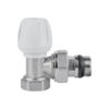 Кран радиаторный Icma 1/2″ с антипротечкой угловой №803+940 75066
