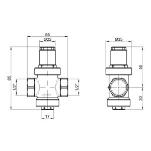 Редуктор давления ICMA MIGNON 248 1/2″