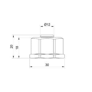 Евроконус SD Plus 16х2 мм 3/4″ SD346