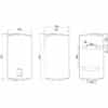 Водонагреватель электрический Thermo Alliance 50 л SLIM вертикальный, сухой ТЭН 2,0 кВт D50V20J(D)1-K 72297