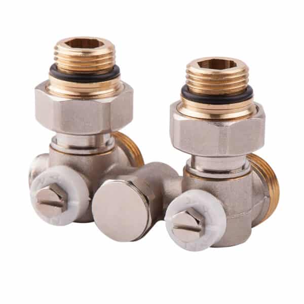 Однотрубный вентиль ICMA 903 1/2″ x 3/4″ угловой фото 