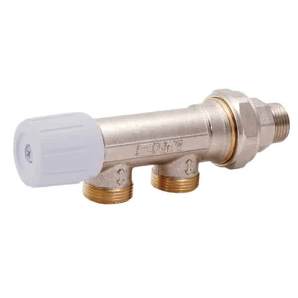 Однотрубный ручной вентиль ICMA 856 1/2″ – 24×1.5 фото 