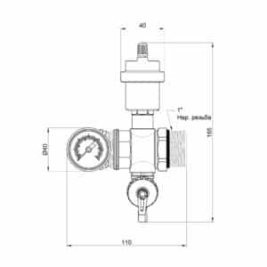 Группа промежуточныая ICMA 205 DN 25