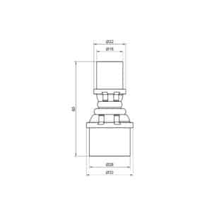 Прямой фитинг ICMA 400 press 26 x 16
