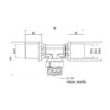 Тройник пресс Icma 20х1/2″х20 НР №407 73811
