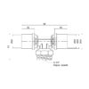 Тройник пресс Icma 26х3/4″х26 НР №407 73823
