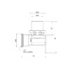 Уголок пресс Icma 16х1/2″ ВР настенный №410 73877