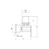 Уголок пресс Icma 20х1/2″ ВР настенный №410 73880