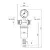Самопромывной фильтр ICMA 750 3/4″ x 1″ 73680