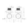Двухтрубный вентиль ICMA 884 1/2″ x 3/4″ 73226
