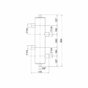 Гидравлический разделитель ICMA C303 1 1/4″