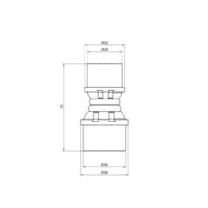 Прямой фитинг ICMA 400 press 32 x 26