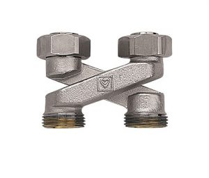 Узел подключения (перекрестие) HERZ 3/4″ x 3/4″ – 50 мм