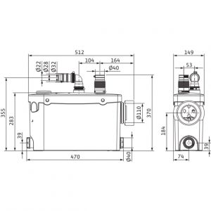 Канализационная станция WILO HiSewlift 3-I35 (4191674)