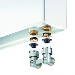 Узел присоединительный OVENTROP Multiflex F (ZB) 3/4″НГ x 3/4″НР угловой