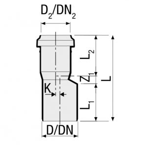 Переход VALSIR PP HTR Ø40/32