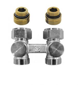 Узел подключения HERZ-3000-RL-1, проходной Rp 1/2″ x G 3/4″