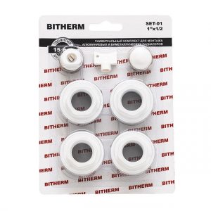 Комплект для радиатора BITHERM SET01 – 1/2″ Без креплений